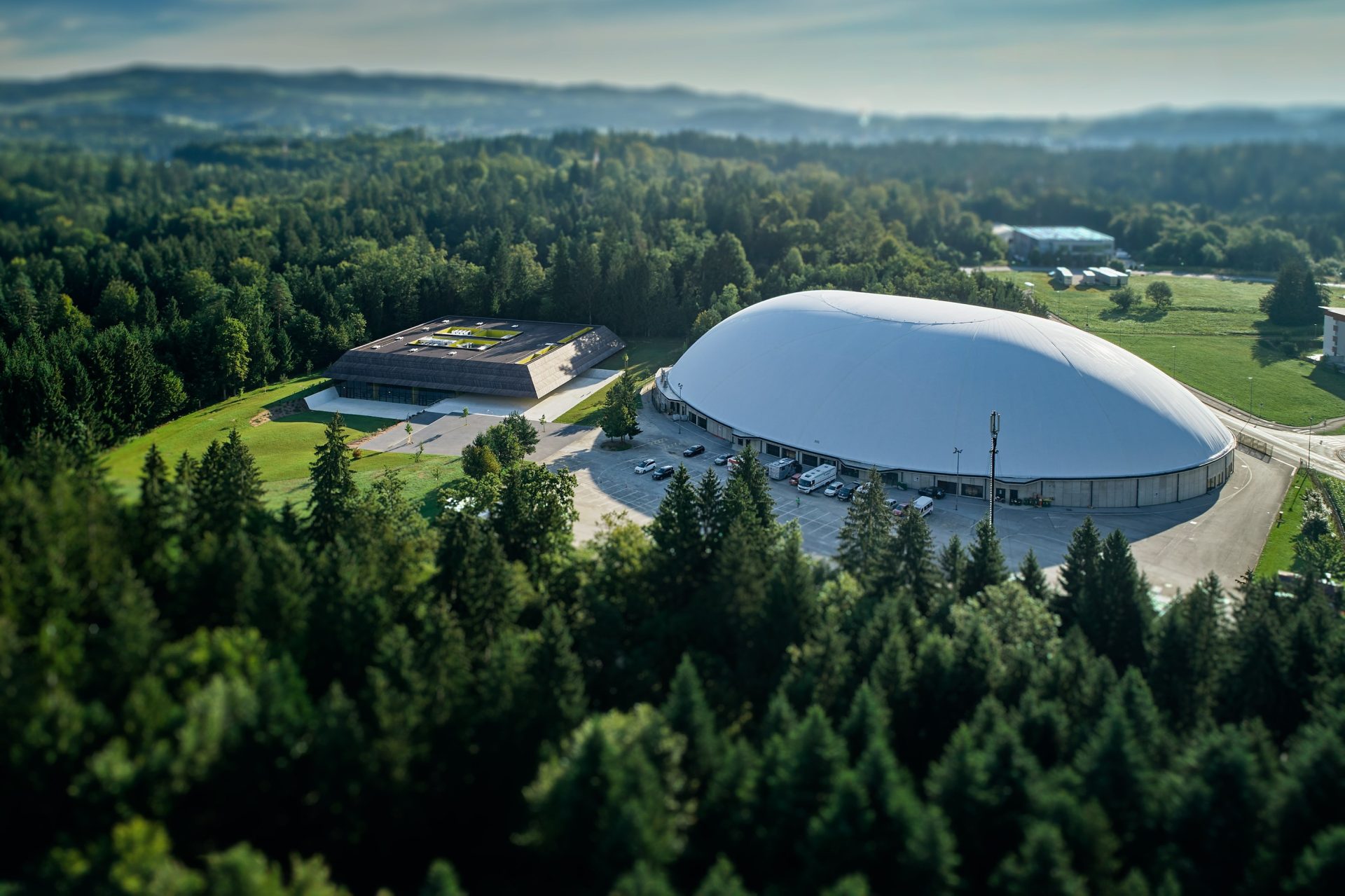 Olimpijski center fotografiran iz zraka